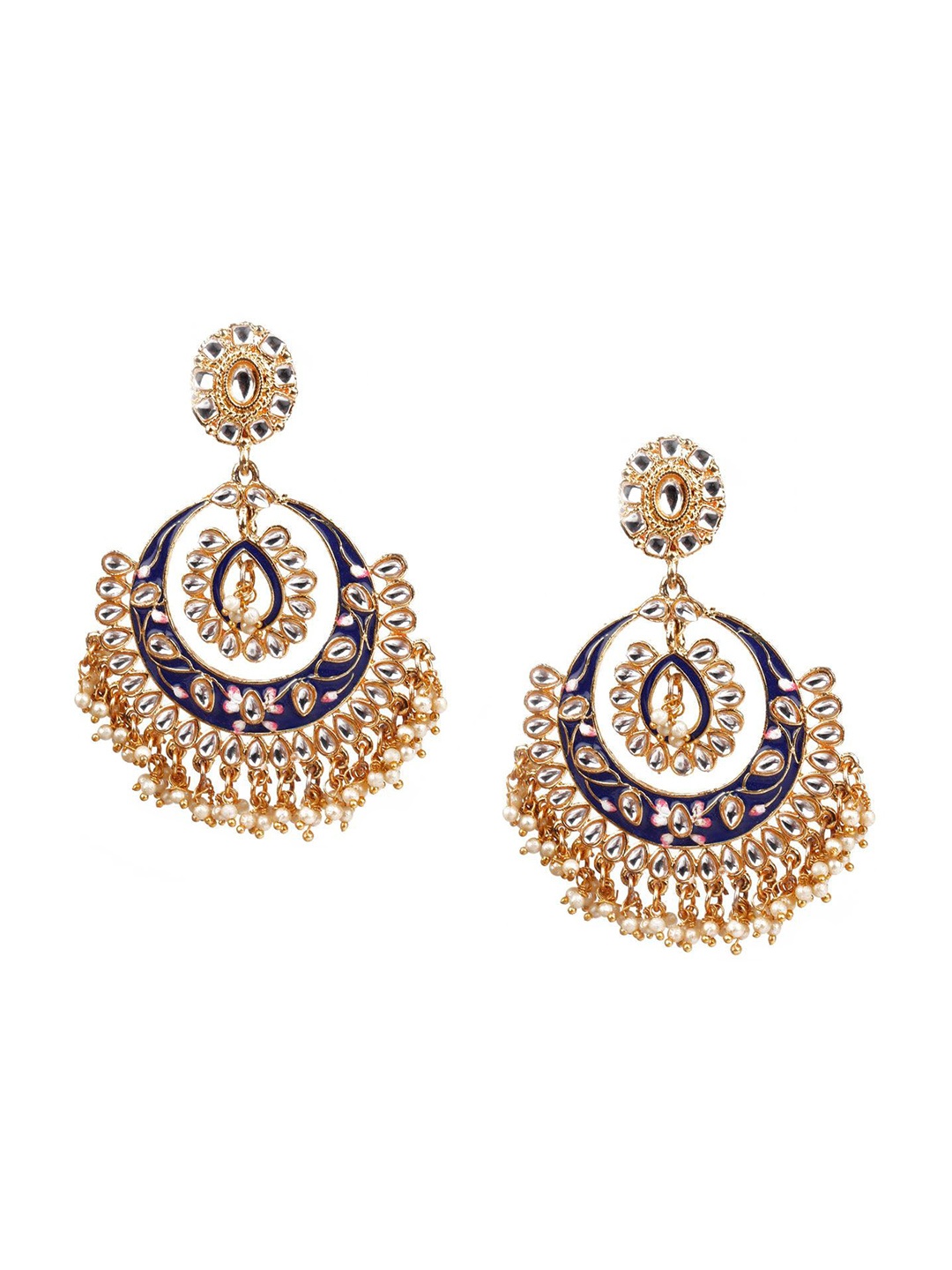 

ODETTE Gold-Plated Contemporary Chandbalis