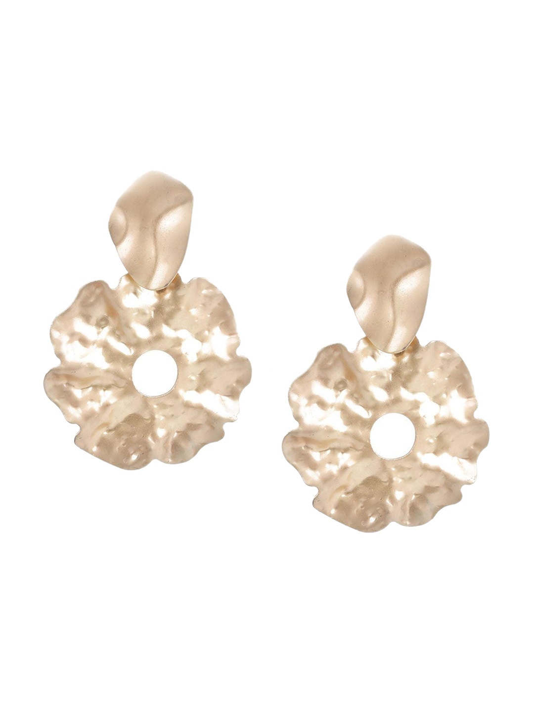 

ODETTE Gold-Plated Contemporary Studs Earrings