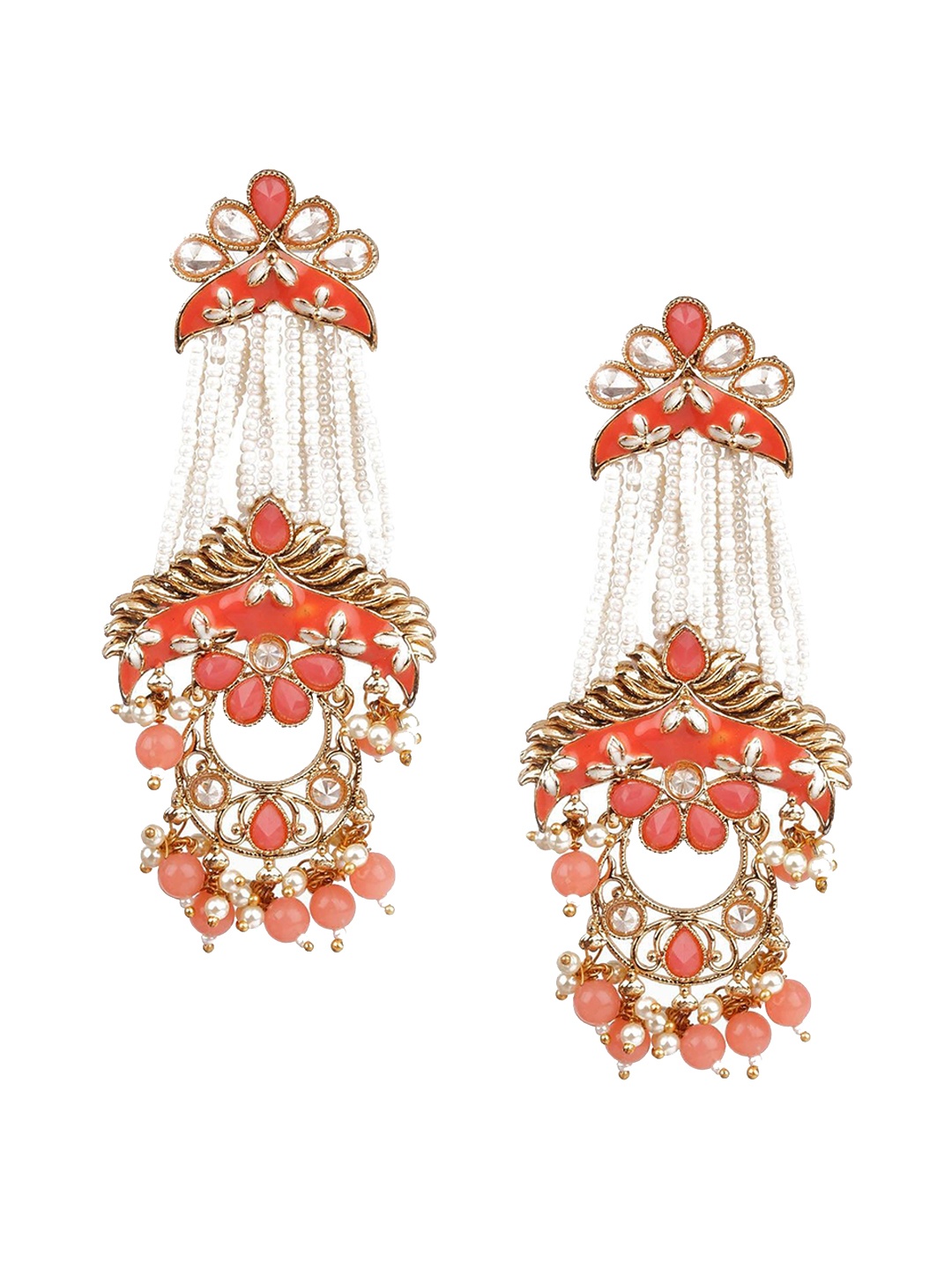 

ODETTE Gold-Plated Contemporary Chandbalis