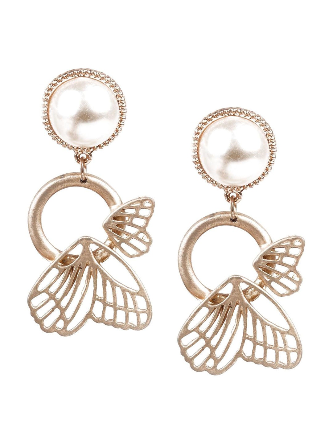 

ODETTE Contemporary Drop Earrings, Gold