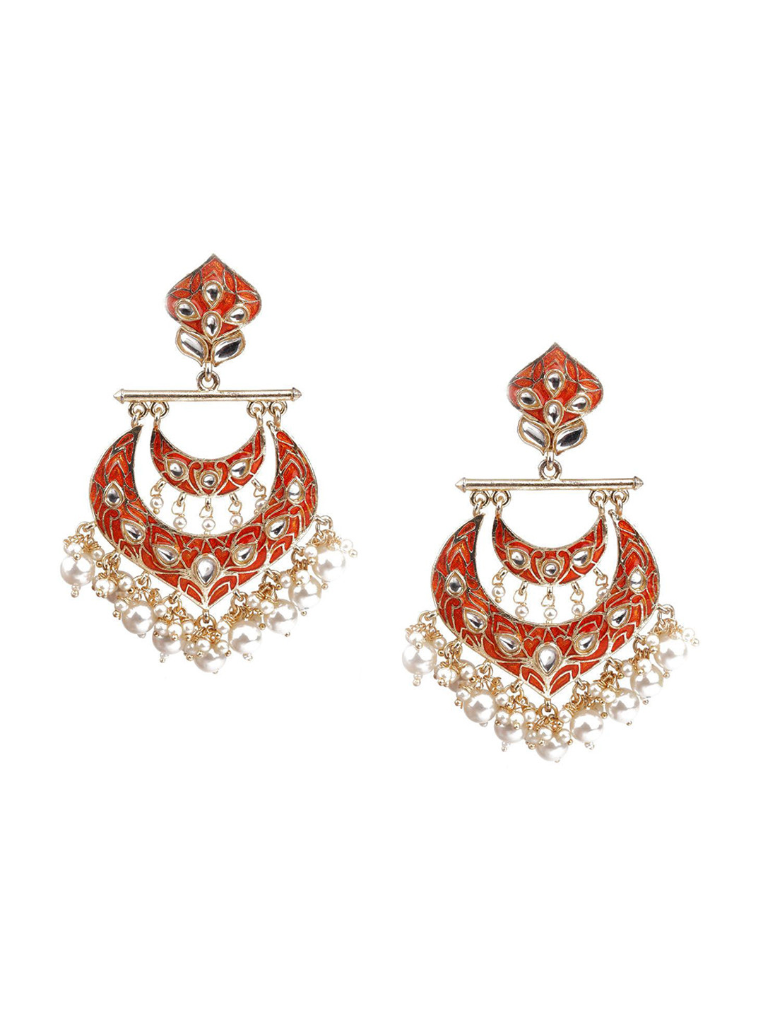 

ODETTE Gold-Plated Contemporary Chandbalis