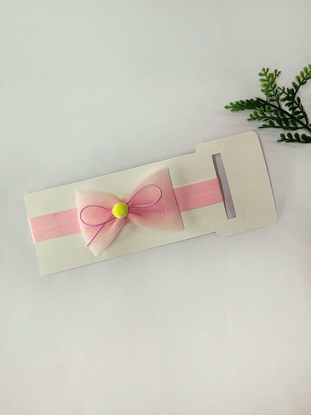 

The Magic Wand Girls Bow Detailed Hairband, Pink