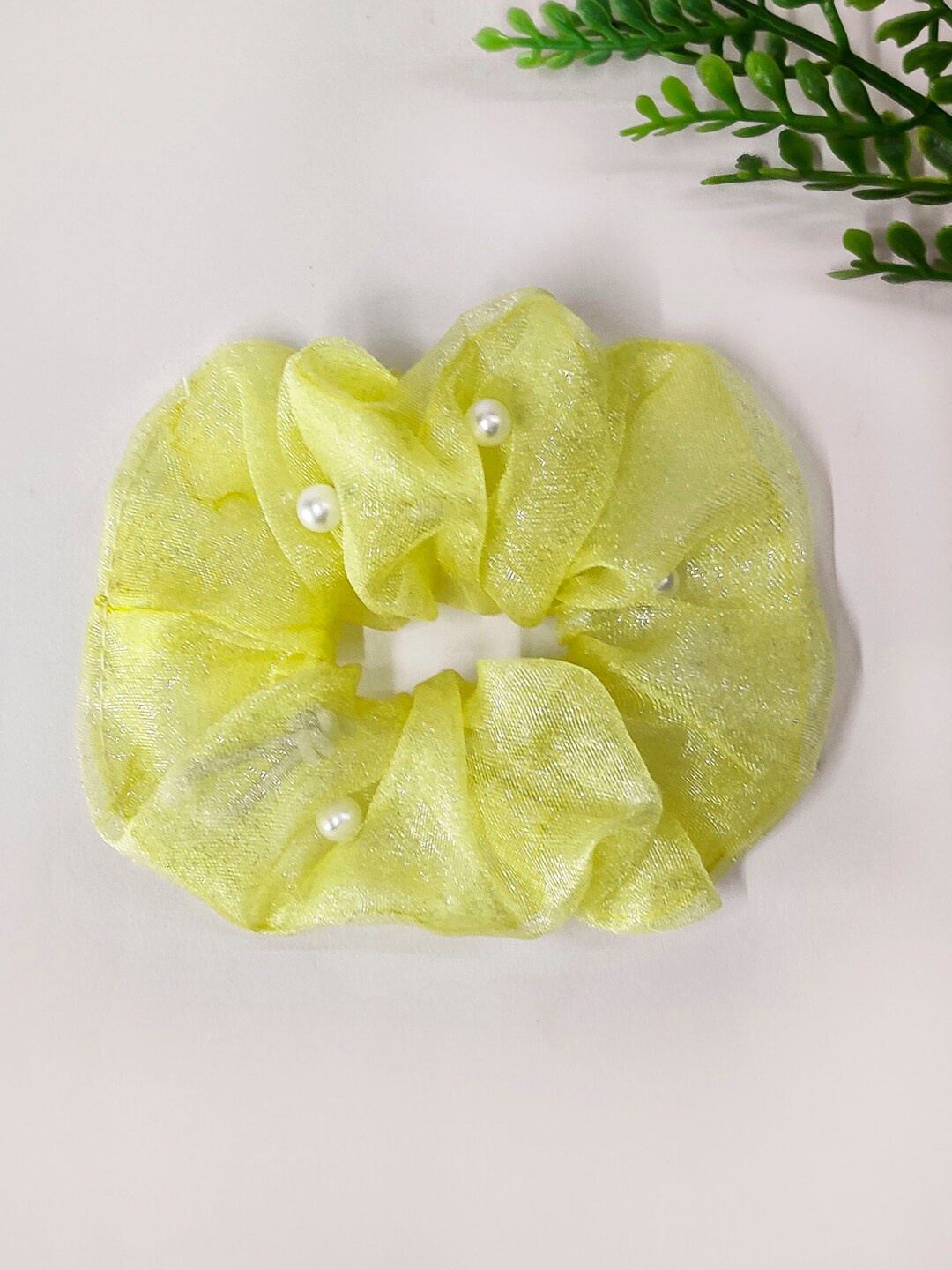 

The Magic Wand Girls Beaded Ponytail Holders, Yellow