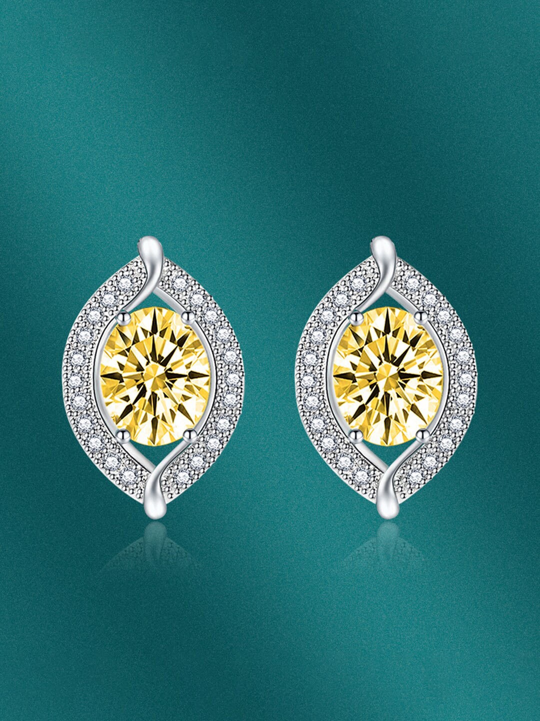 

Designs & You Contemporary Drop Earrings, Yellow