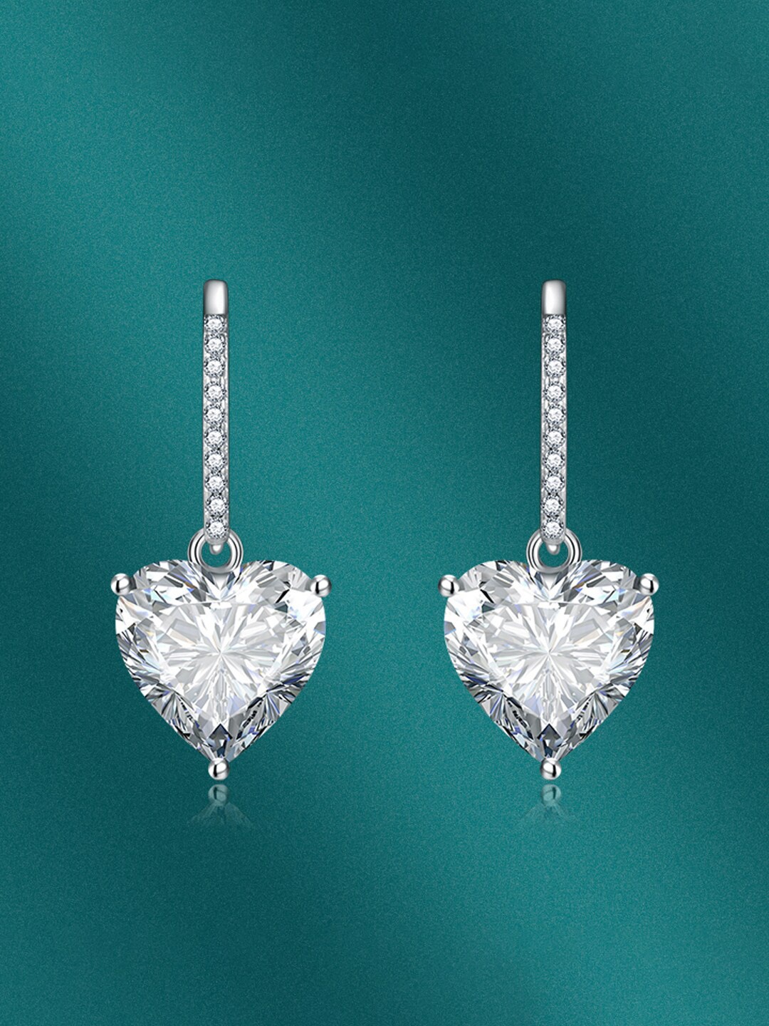 

Designs & You Silver-Plated Contemporary Drop Earrings