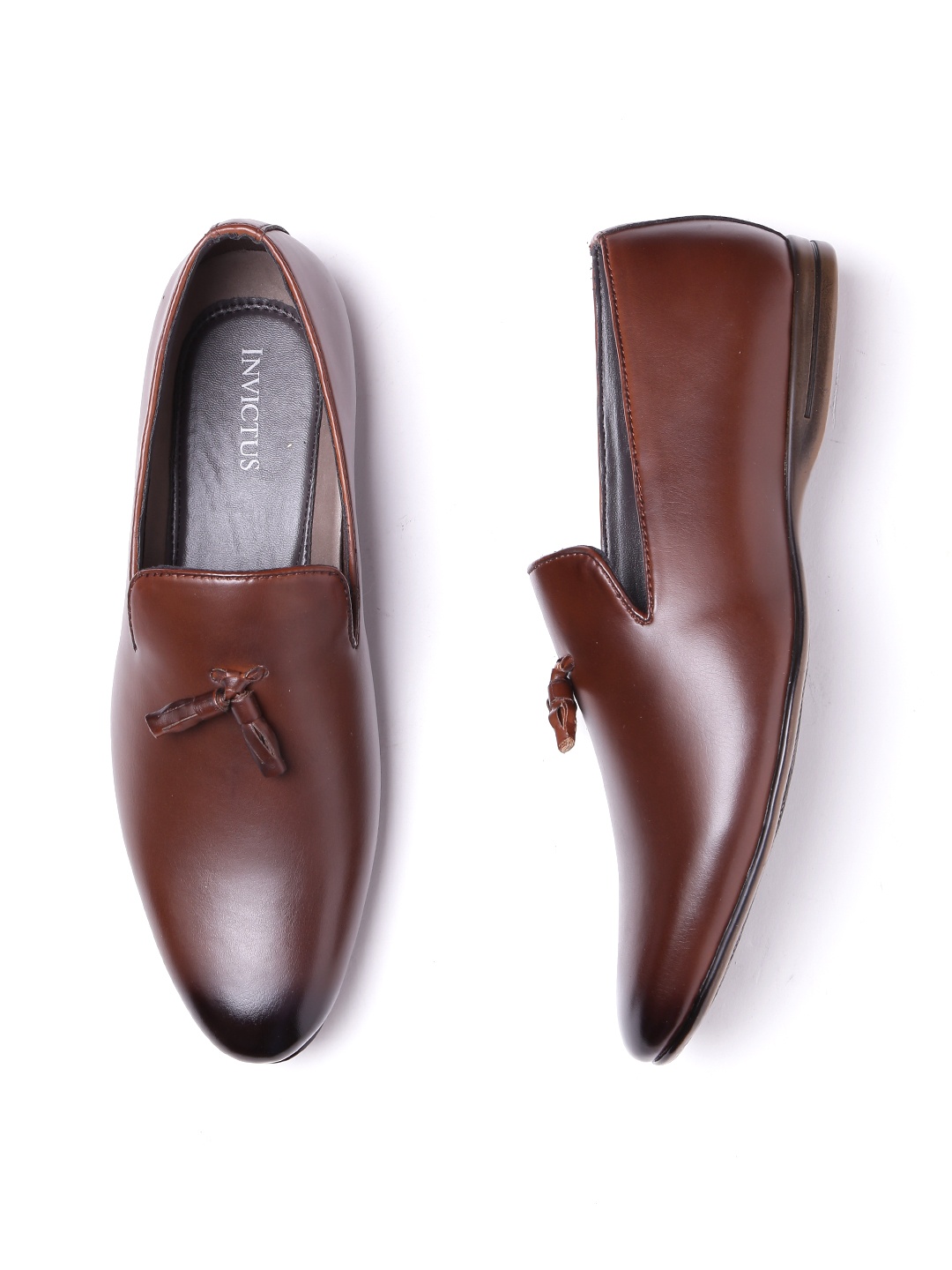 

INVICTUS Men Brown Semiformal Slip-Ons