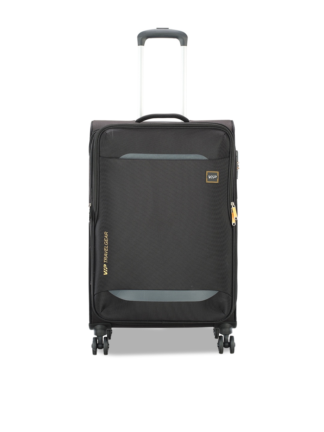

VIP Soft-Sided Medium Trolley Suitcase, Black