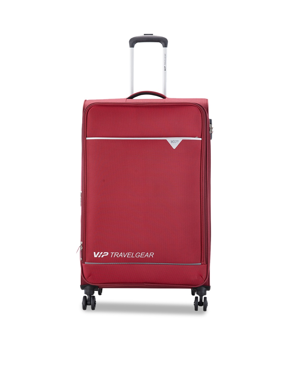 

VIP Soft-Sided Large Trolley Suitcase, Maroon