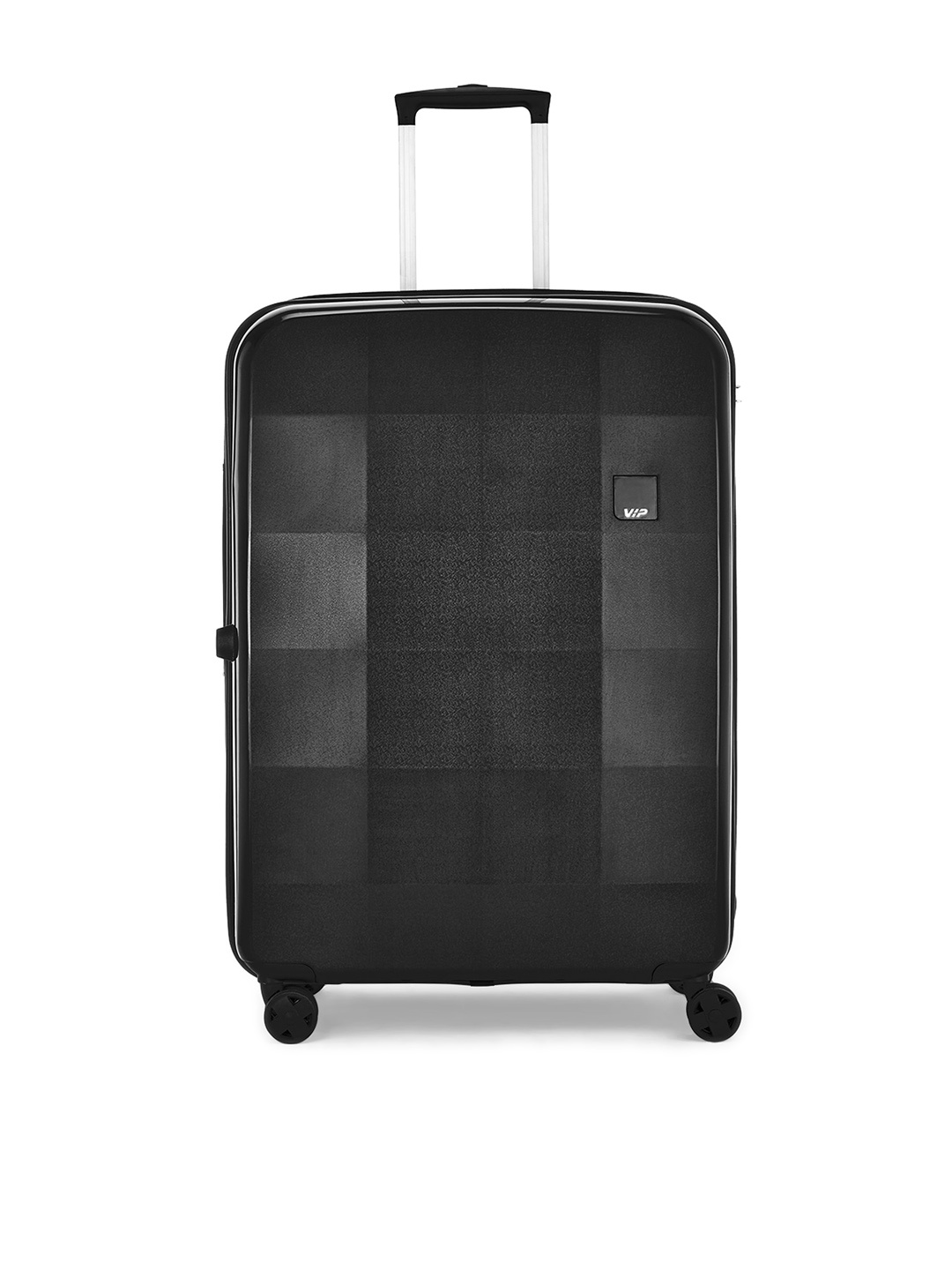 

VIP Textured Hard Sided Large Trolley Bag, Black