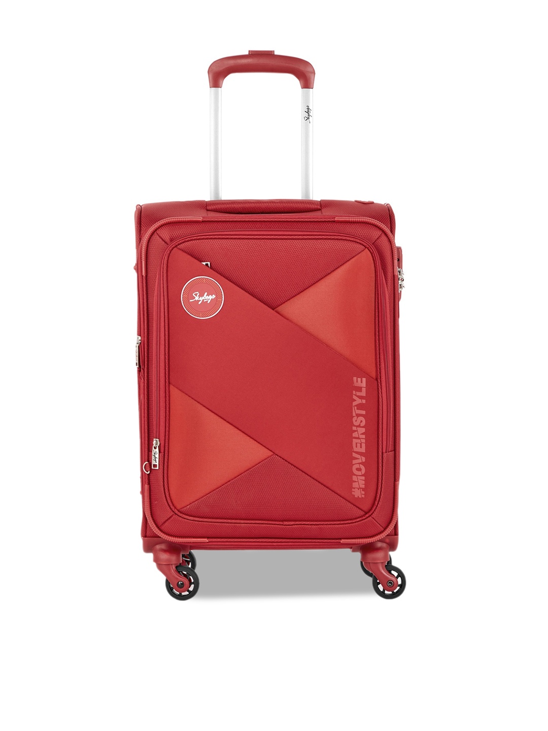 

Skybags Soft-Sided Cabin Trolley Suitcase, Red