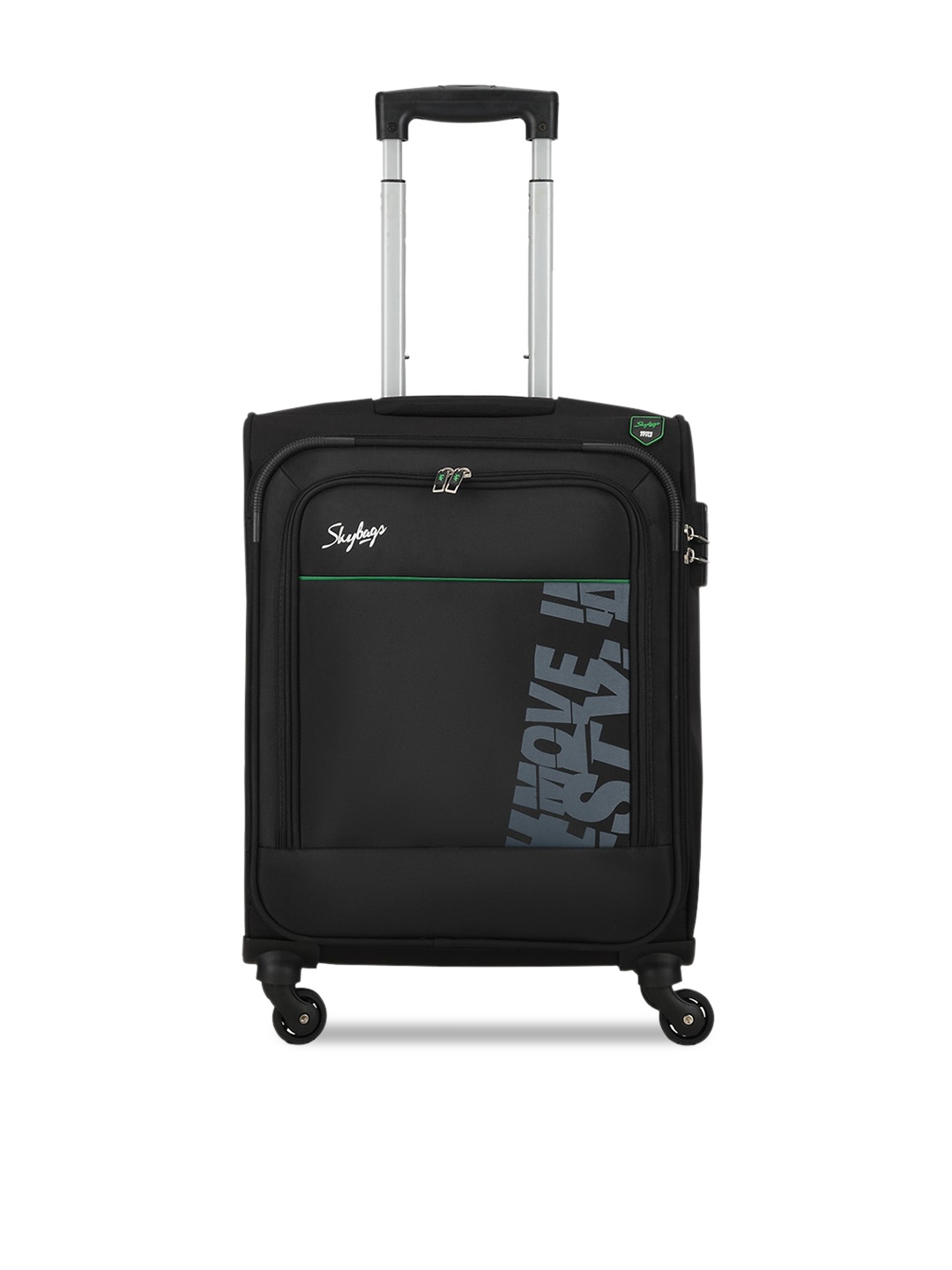 

Skybags Soft-Sided Cabin Trolley Suitcase, Black