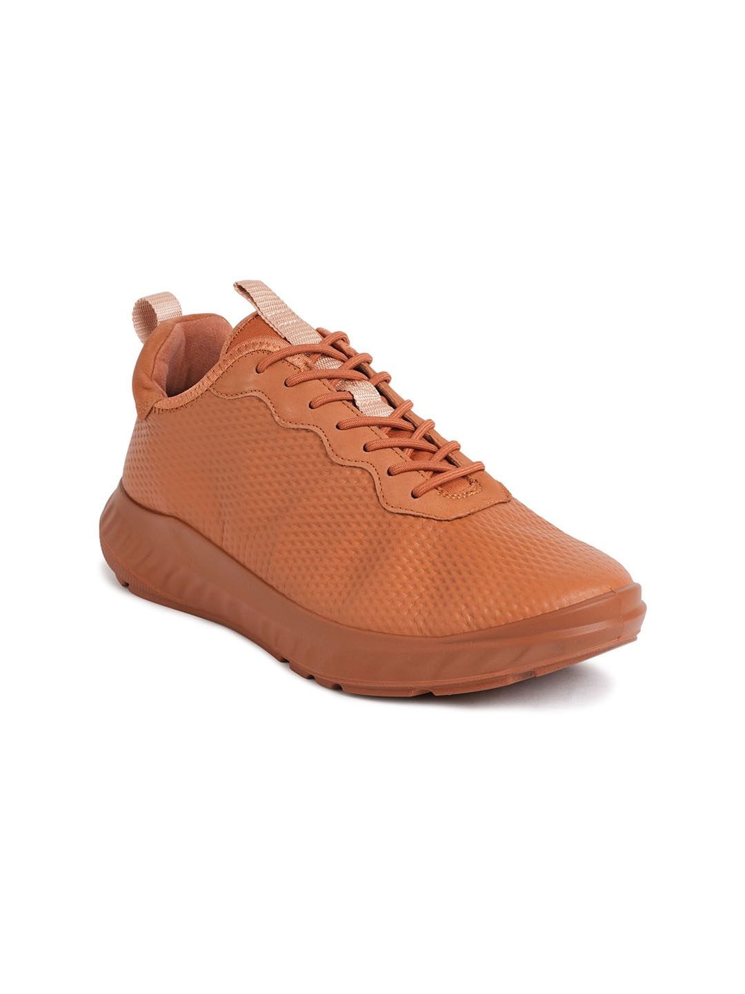 

ECCO Women Ath-1Fw Textured Comfort Insole Leather Basics Sneakers, Brown