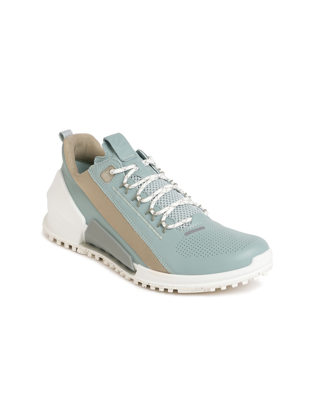 

ECCO Womens Biom 2.0 Ice Flower Leather Regular Sneakers, Sea green