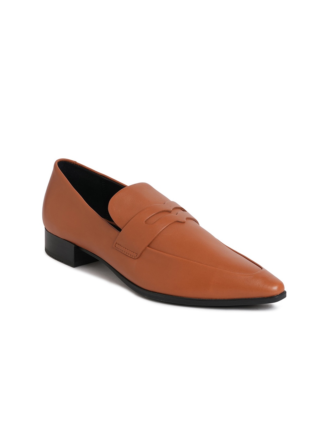 

ECCO Women Shape 20 Pointy Sierra Leather Regular Ballerinas, Brown