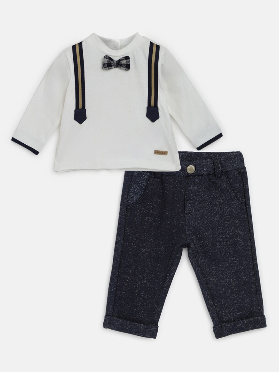 

Chicco Infant Boys T-shirt With Trousers, Navy blue