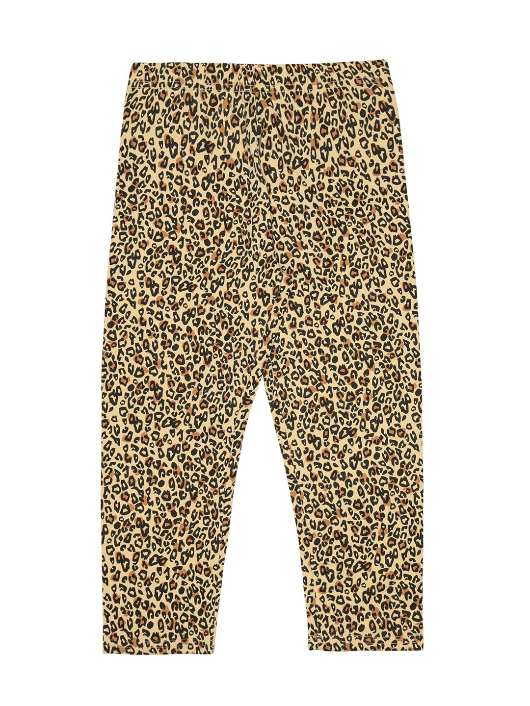 

Bodycare Girls Mid-Rise Printed Cotton Capris, Beige