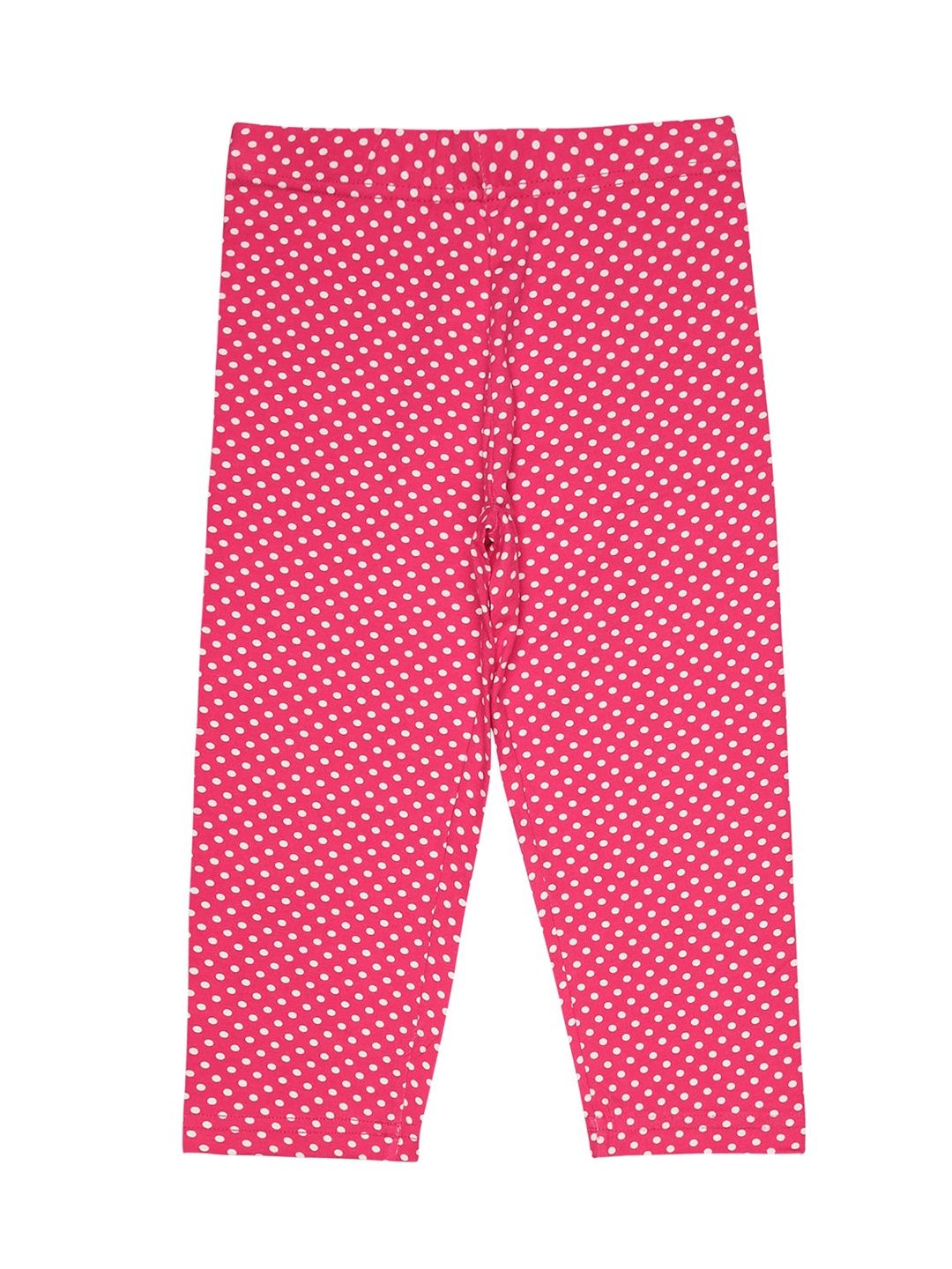 

Bodycare Girls Printed Mid-Rise Cotton Capris, Fuchsia