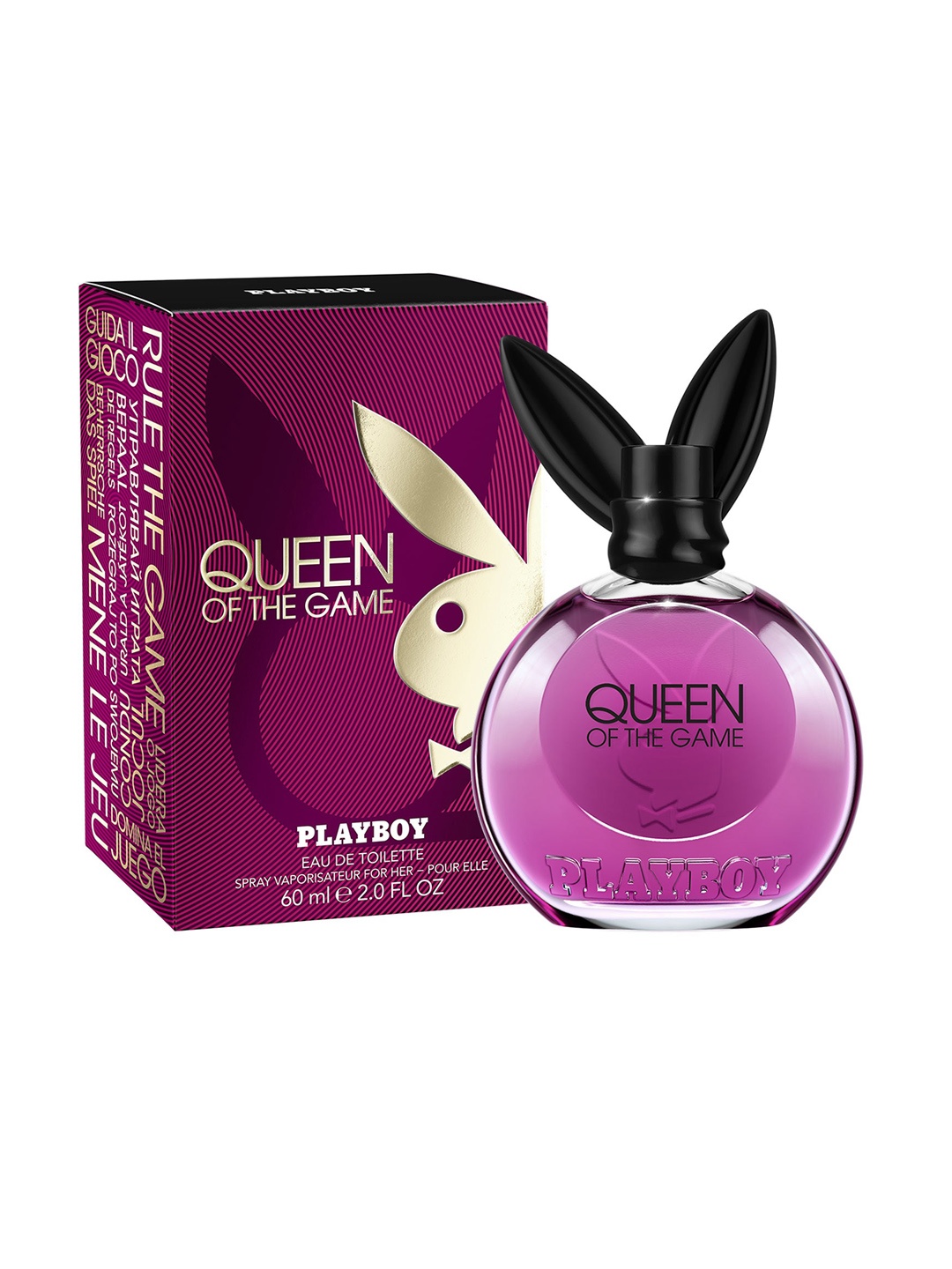 

Playboy Women Queen of The Game Long Lasting Eau De Toilette - 60 ml, Purple