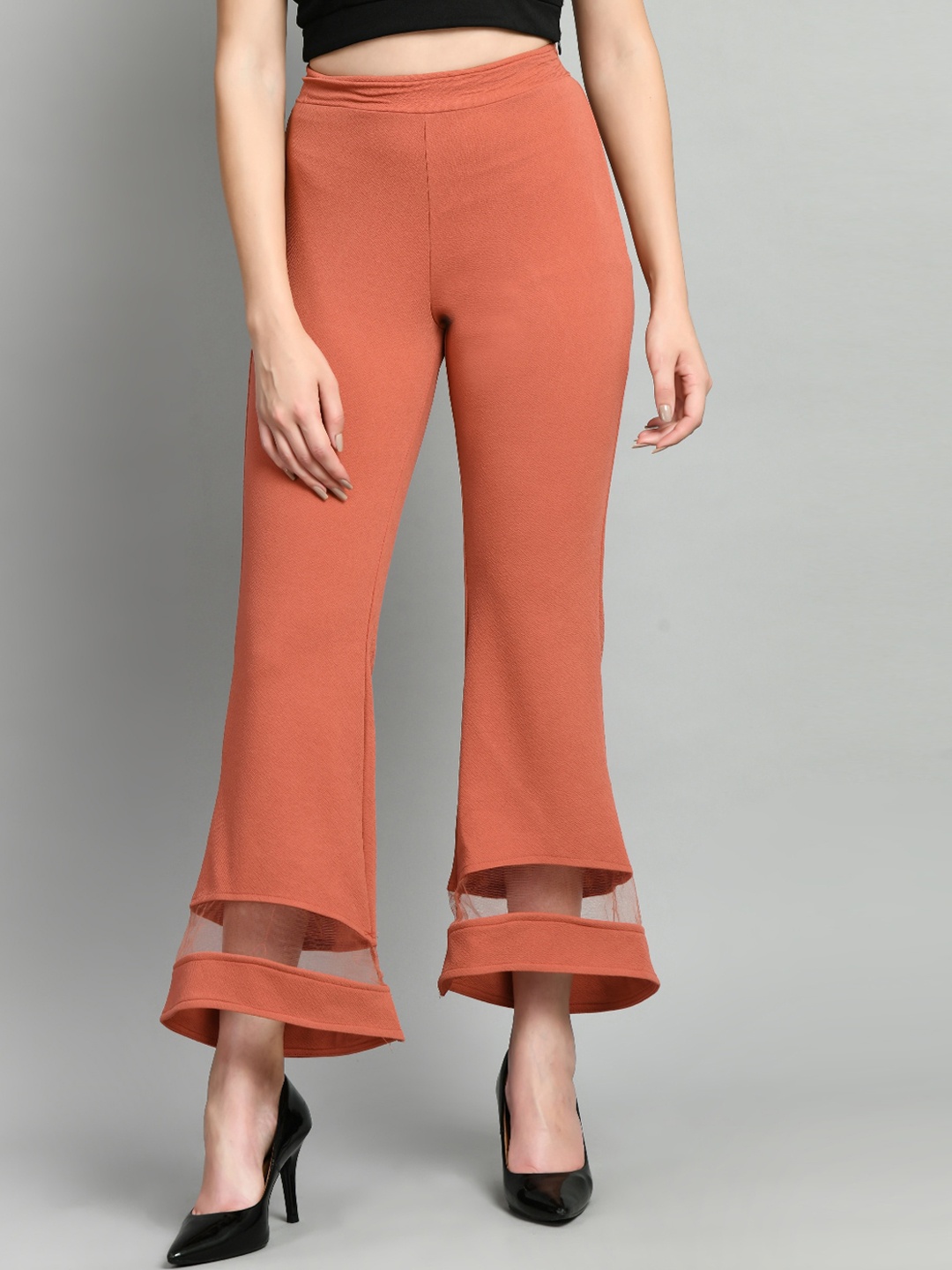 

IUGA Women Relaxed High-Rise Trousers, Pink
