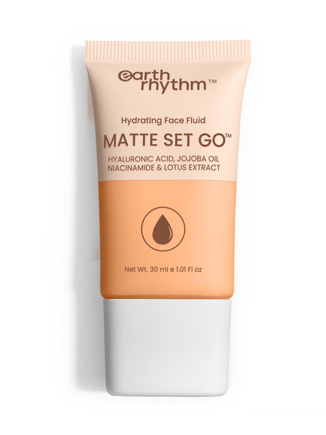 

Earth Rhythm Matte Set Go Hydrating Face Fluid SPF 30 Foundation 30ml - Toasty Taut, Brown