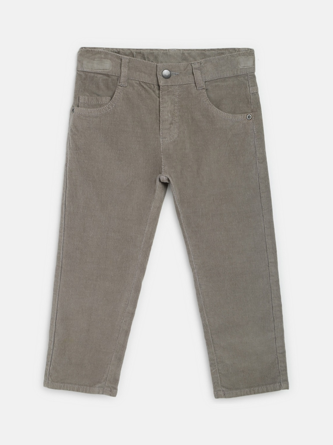 

Chicco Infant Boys Mid-Rise Comfort Fit Cotton Trousers, Brown