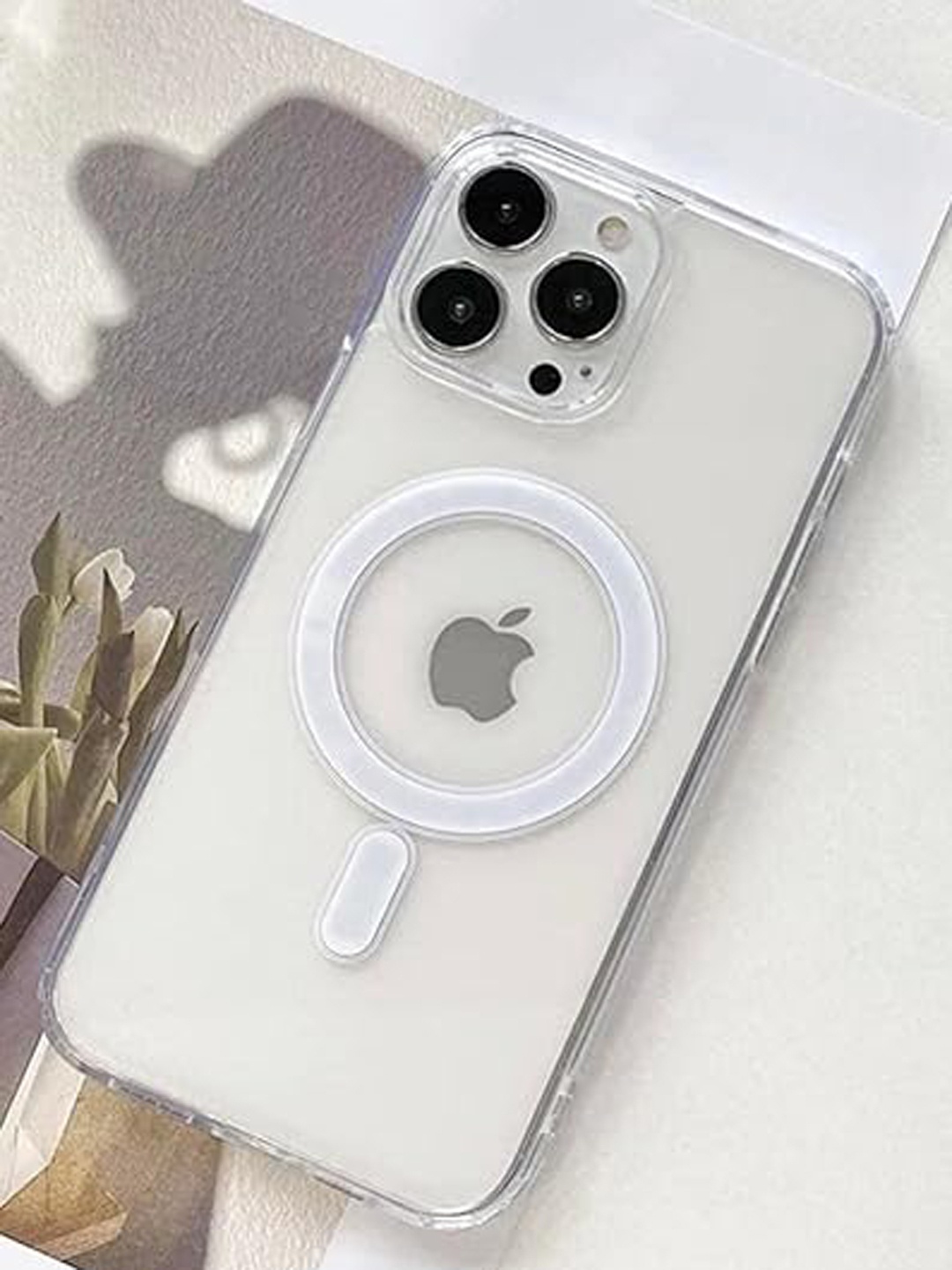 

TREEMODA Magsafe iPhone 13 Phone Back Cover, Transparent