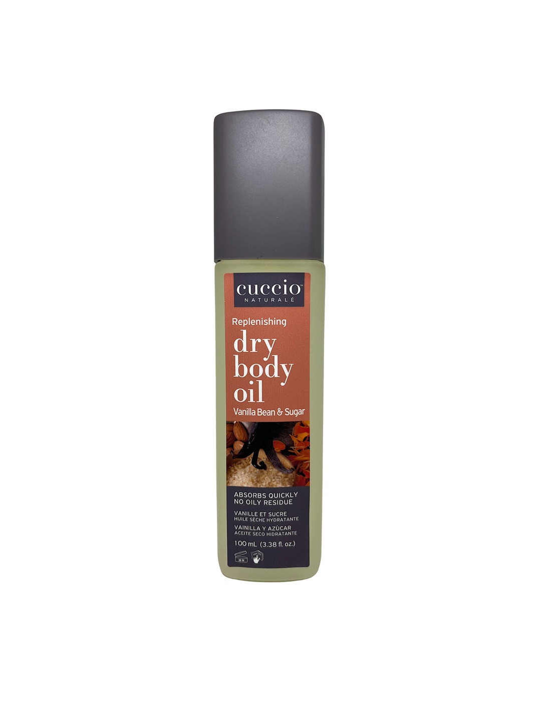 

Cuccio Replenishing Dry Body Oil with Vanilla Bean & Sugar - 100 ml, Brown