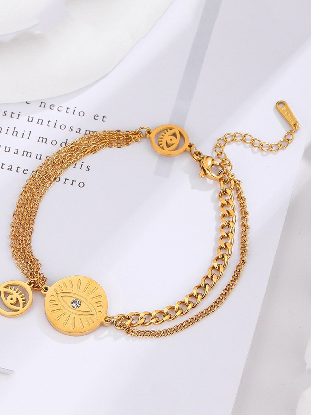 

MYKI Gold-Plated Charm Bracelet