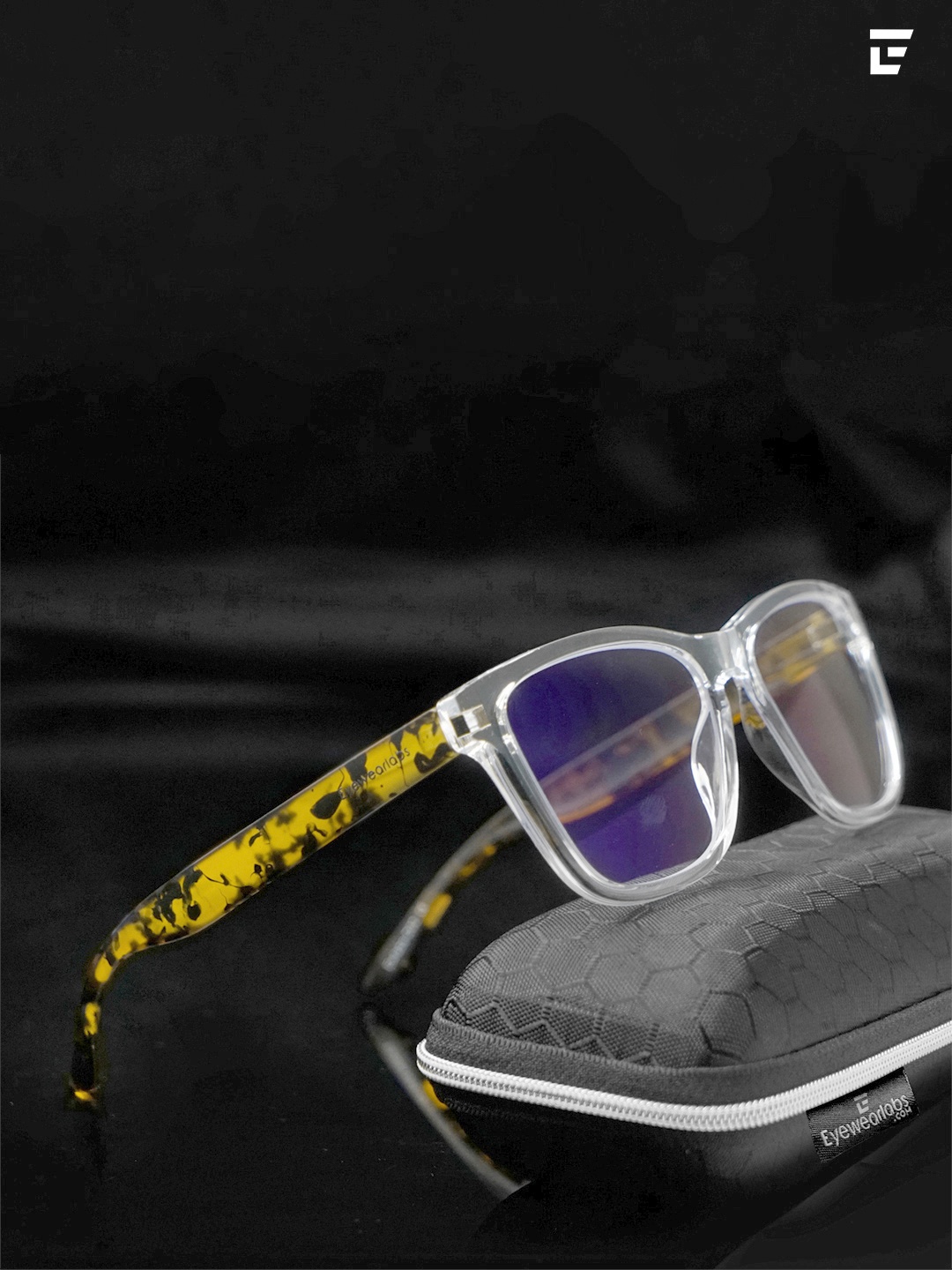 

Eyewearlabs Unisex Abstract Full Rim Wayfarer Frames, White