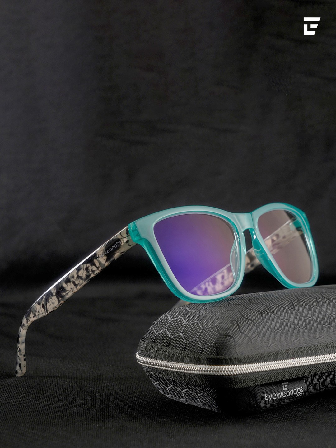 

Eyewearlabs Unisex Transparent & Abstract Full Rim Square Frames