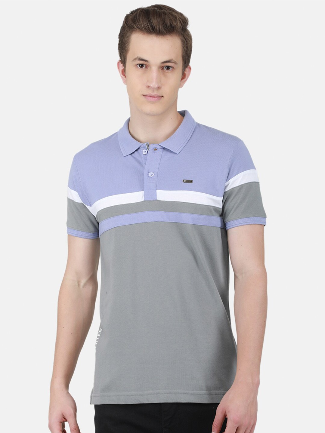 

Duke Polo Collar Cotton Slim Fit T-shirt, Multi