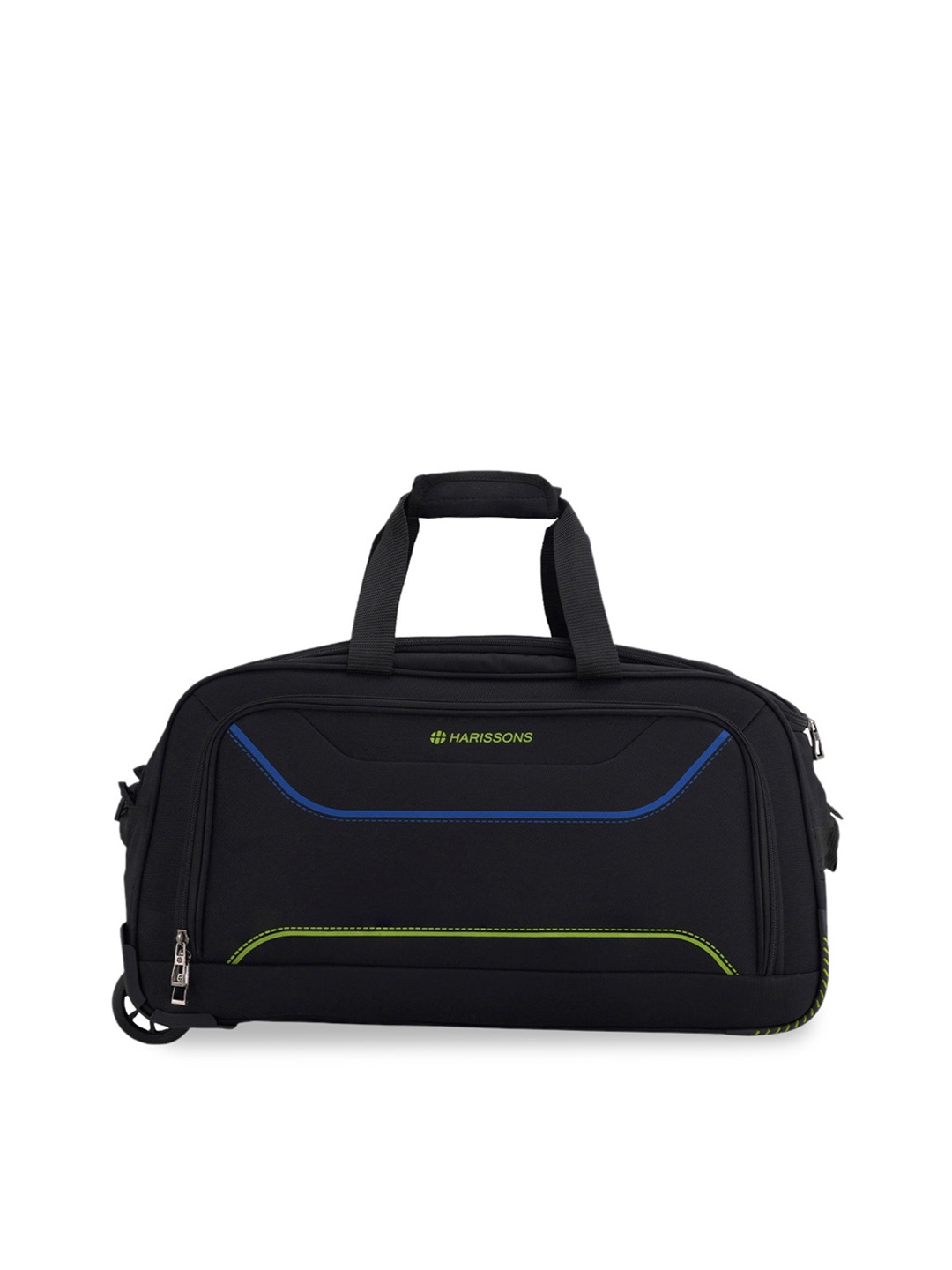 

Harissons Textured Large Duffel Trolley Bag, Black