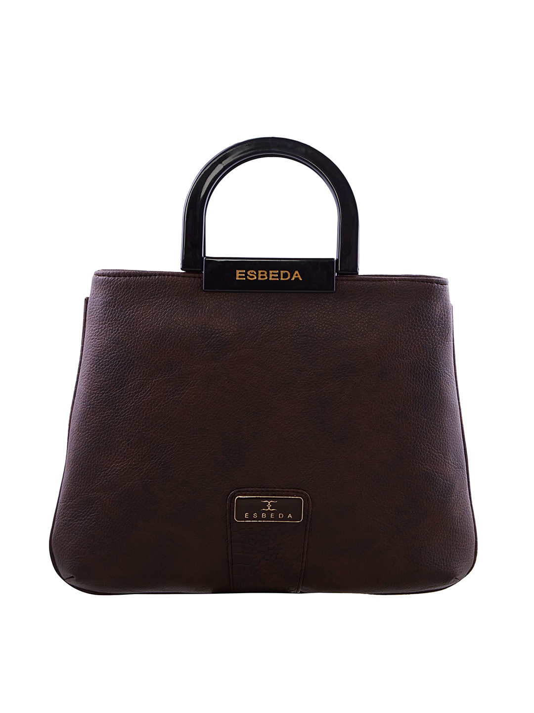 

ESBEDA Brown Solid Handheld Bag