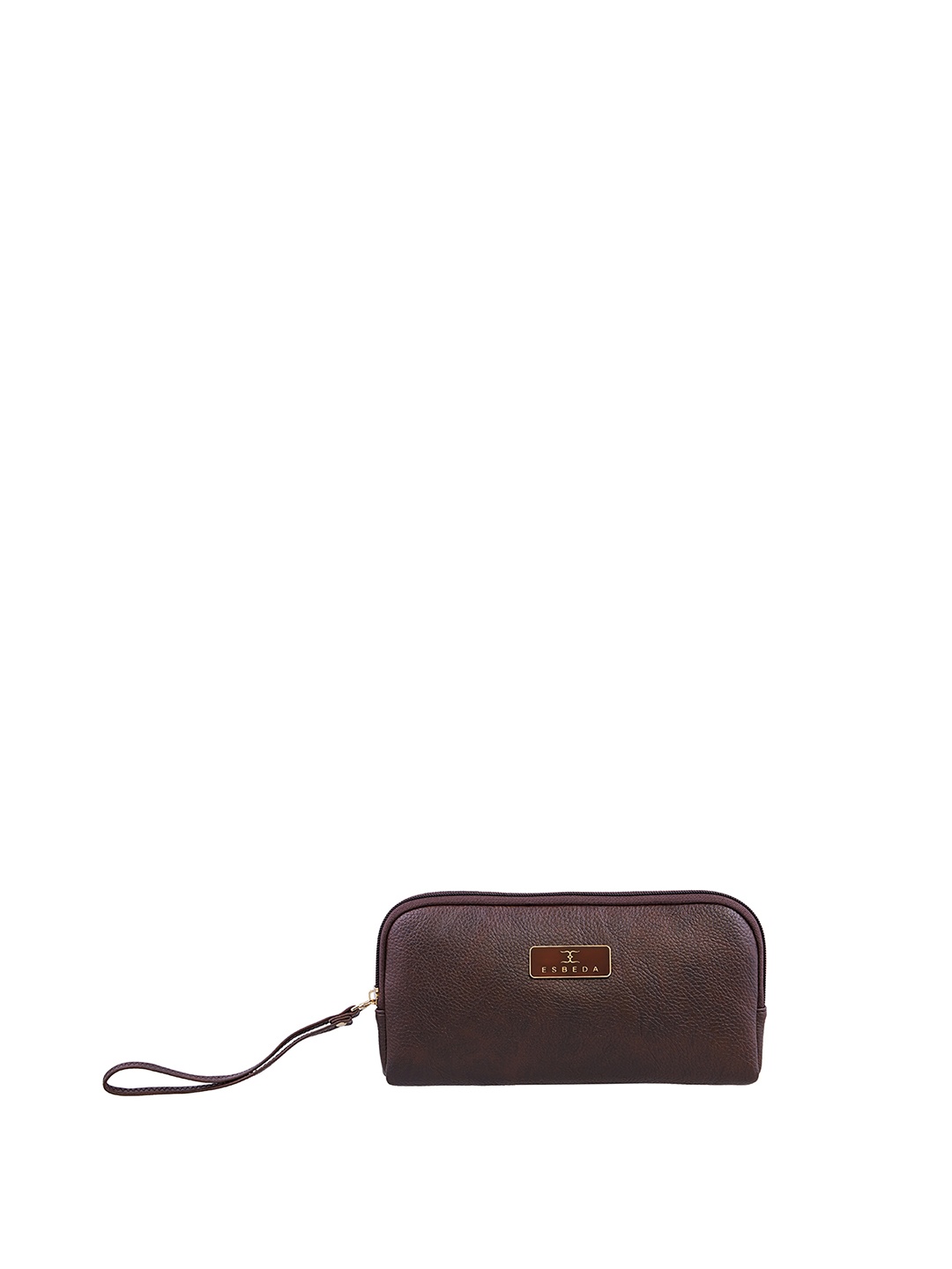 

ESBEDA Women Brown Solid Money Clip