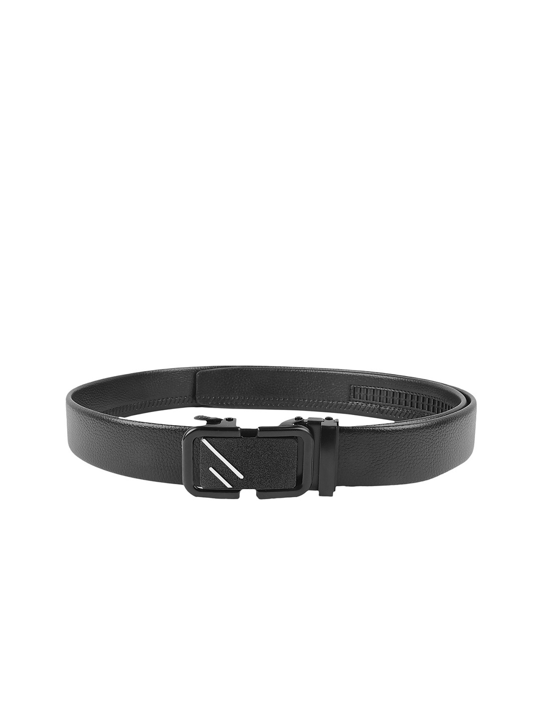 

ZEVORA Men Leather Belt, Black