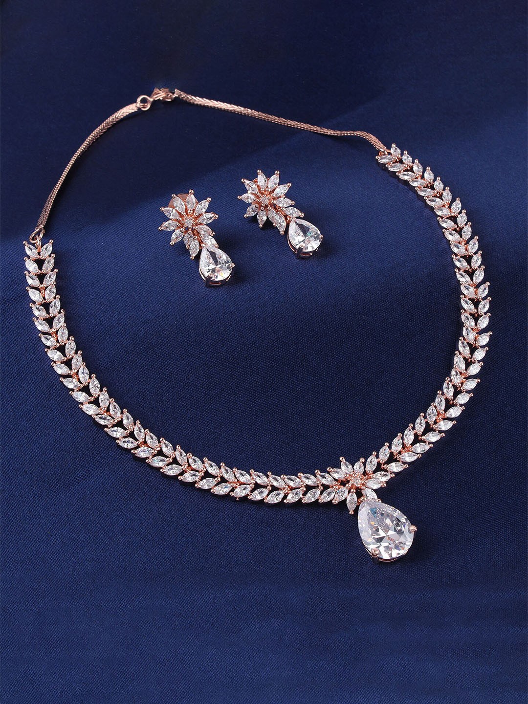 

Mirana Rose Gold-Plated Diana Necklace Set