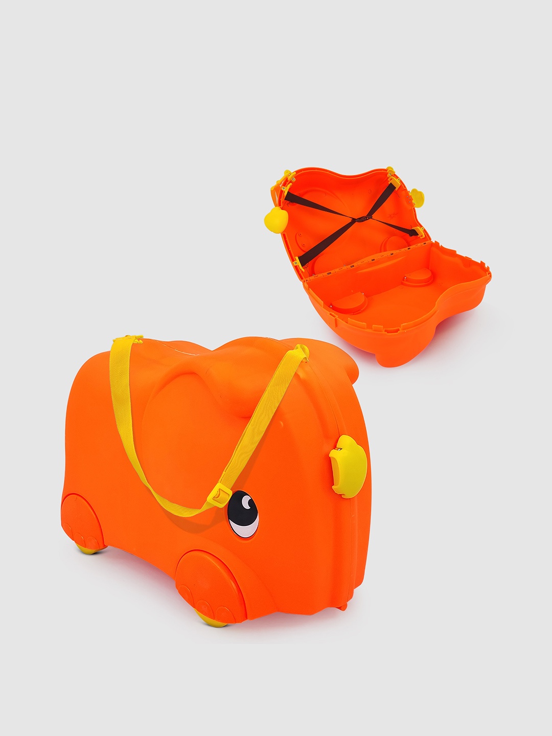 

NHR Kids Ride On Suitcase & Small Cabin Luggage Ride, Orange