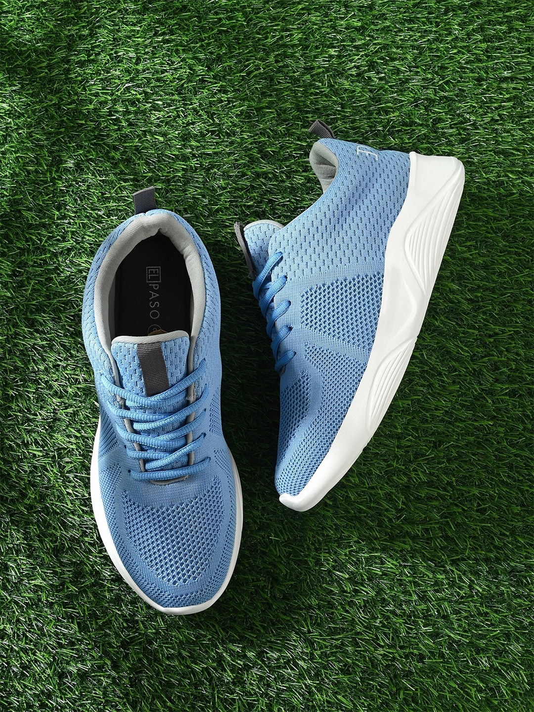 

El Paso Men Textile Running Non-Marking Shoes, Blue