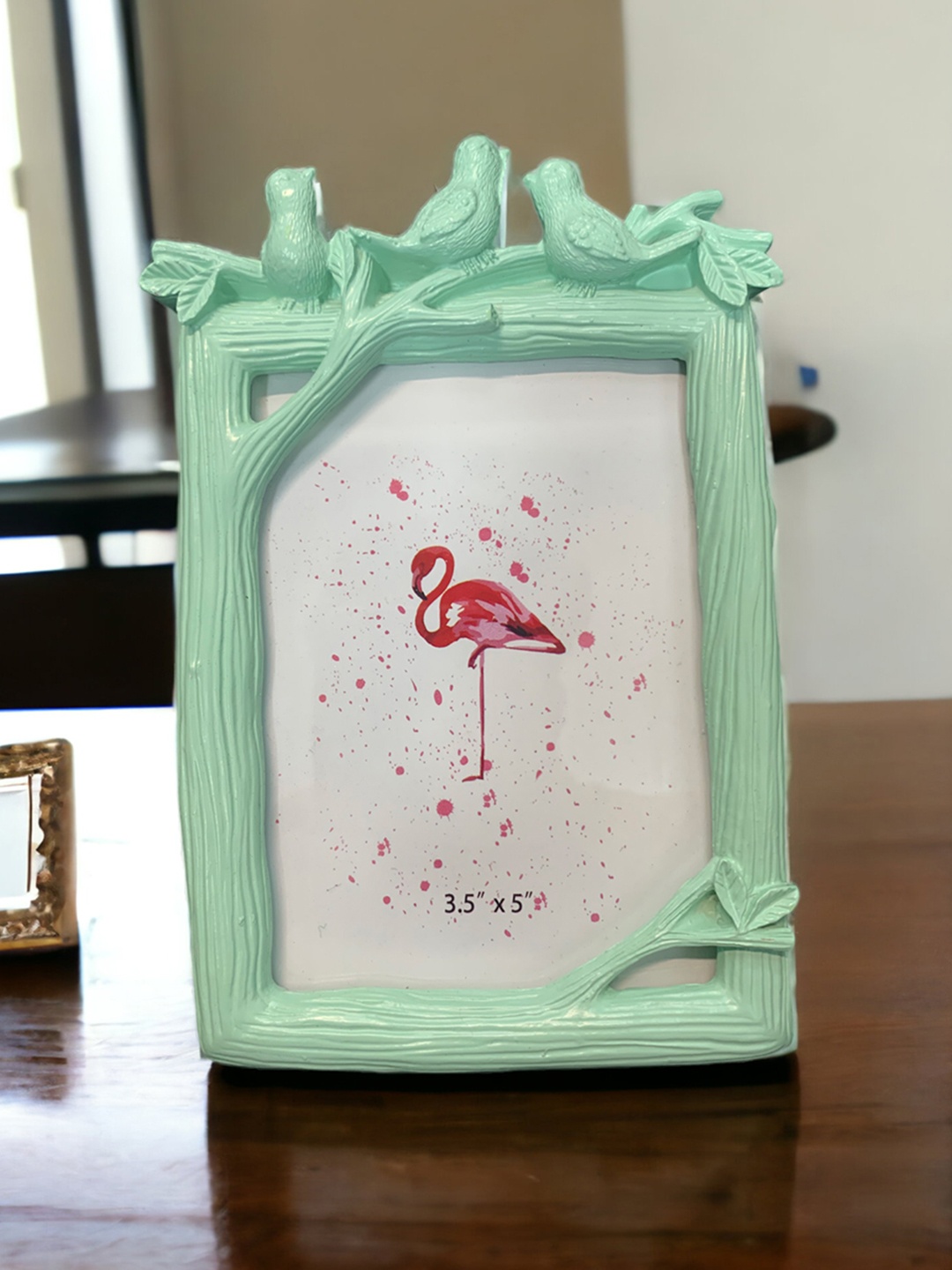 

Art Street Green Three Little Birds Design Square Table Photo Frame