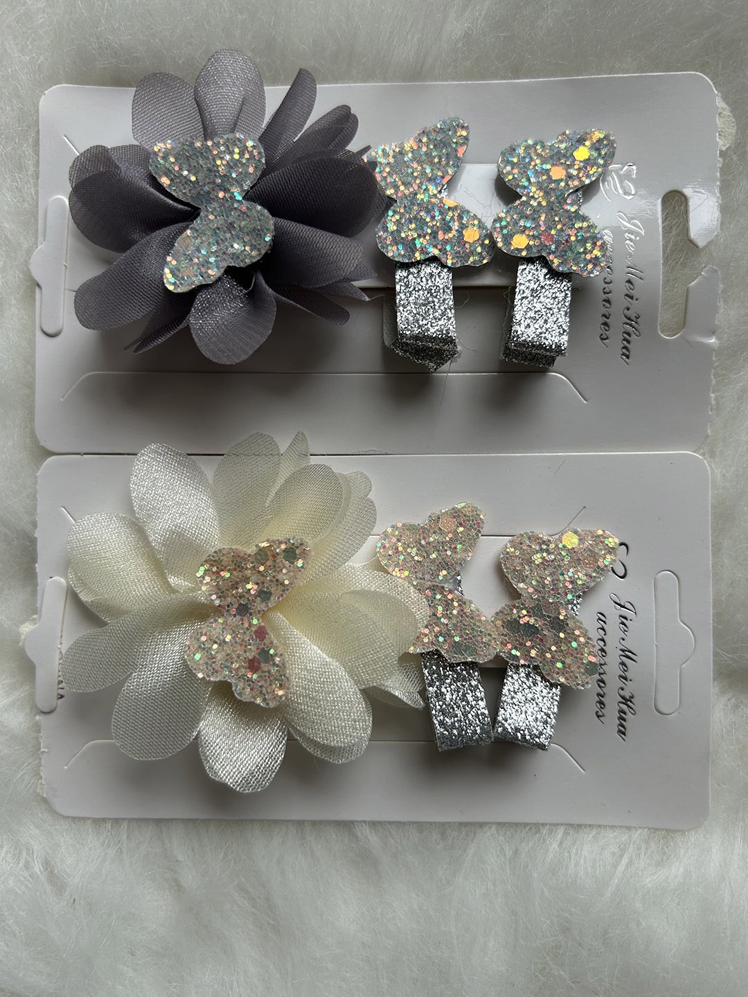 

LYTIX Girls Assorted Set of 6 Embellished Alligator Hair Clips
