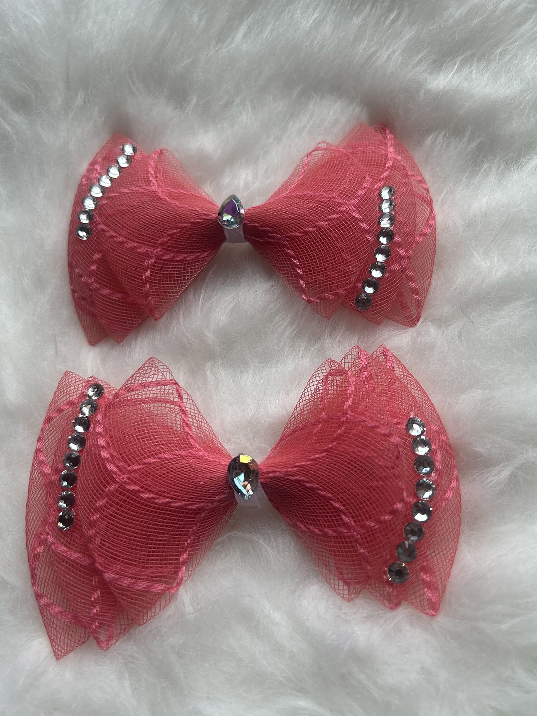 

LYTIX Girls Assorted Set of 2 Embellished Bow Clips with Alligator Hair Clip
