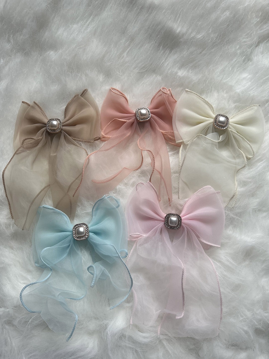 

LYTIX Girls Set of 5 Assorted Embellished Tic Tac Hair Clip
