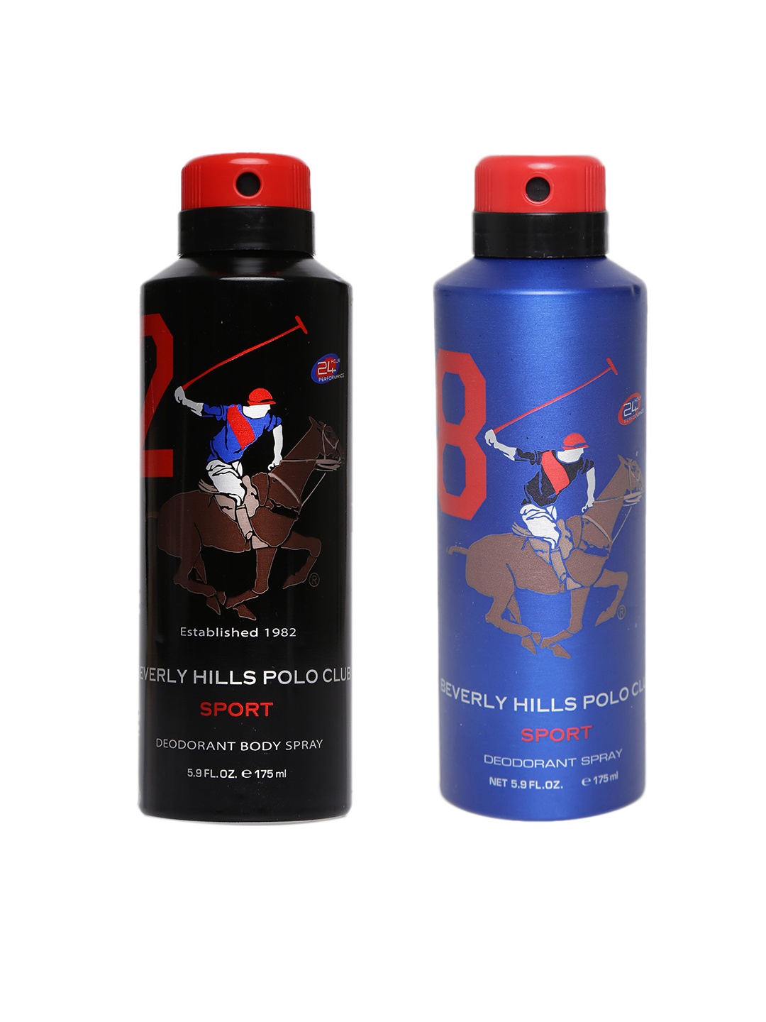 

Beverly Hills Polo Club Men Pack of 2 Deodorants, Black