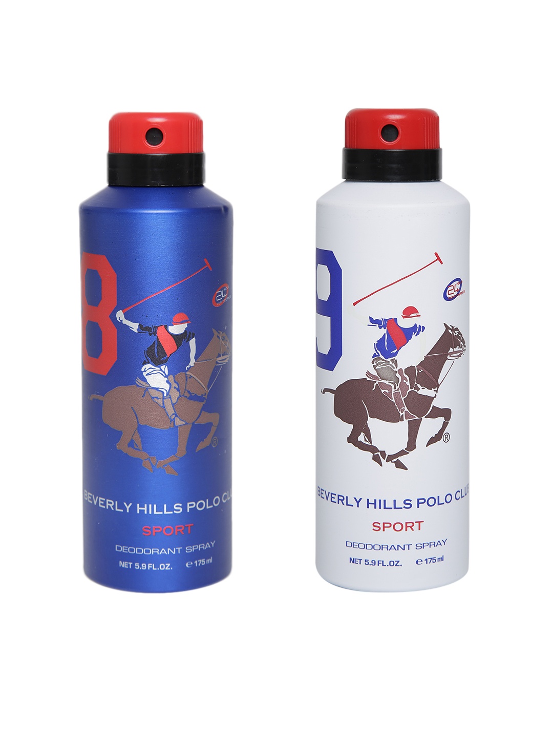 

Beverly Hills Polo Club Men Pack of 2 Deodorants, Blue