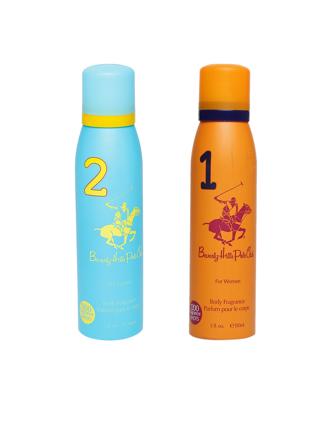 

Beverly Hills Polo Club Women Pack of 2 Deodorants, Blue
