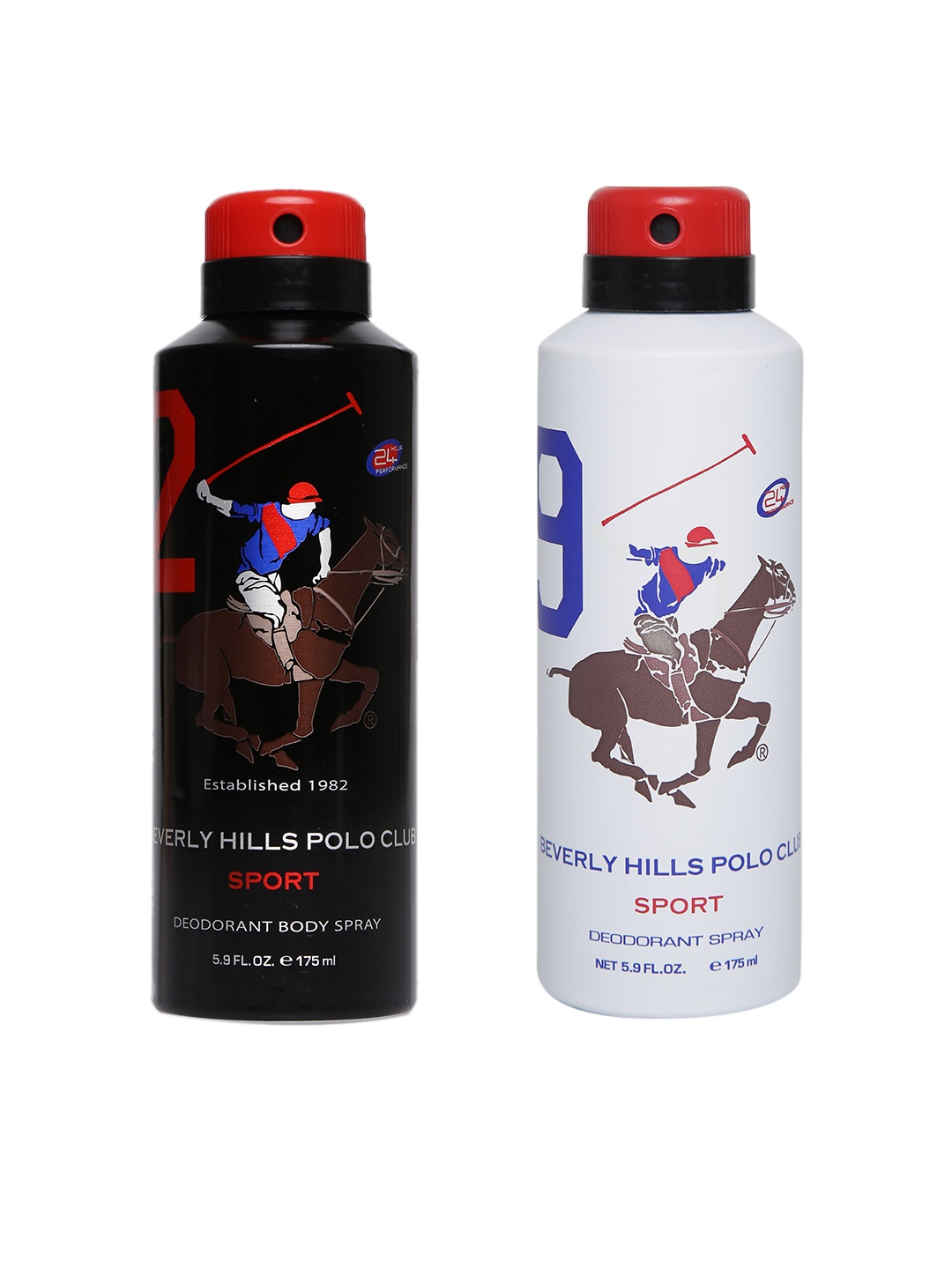 

Beverly Hills Polo Club Men Pack of 2 Deodorants, Black