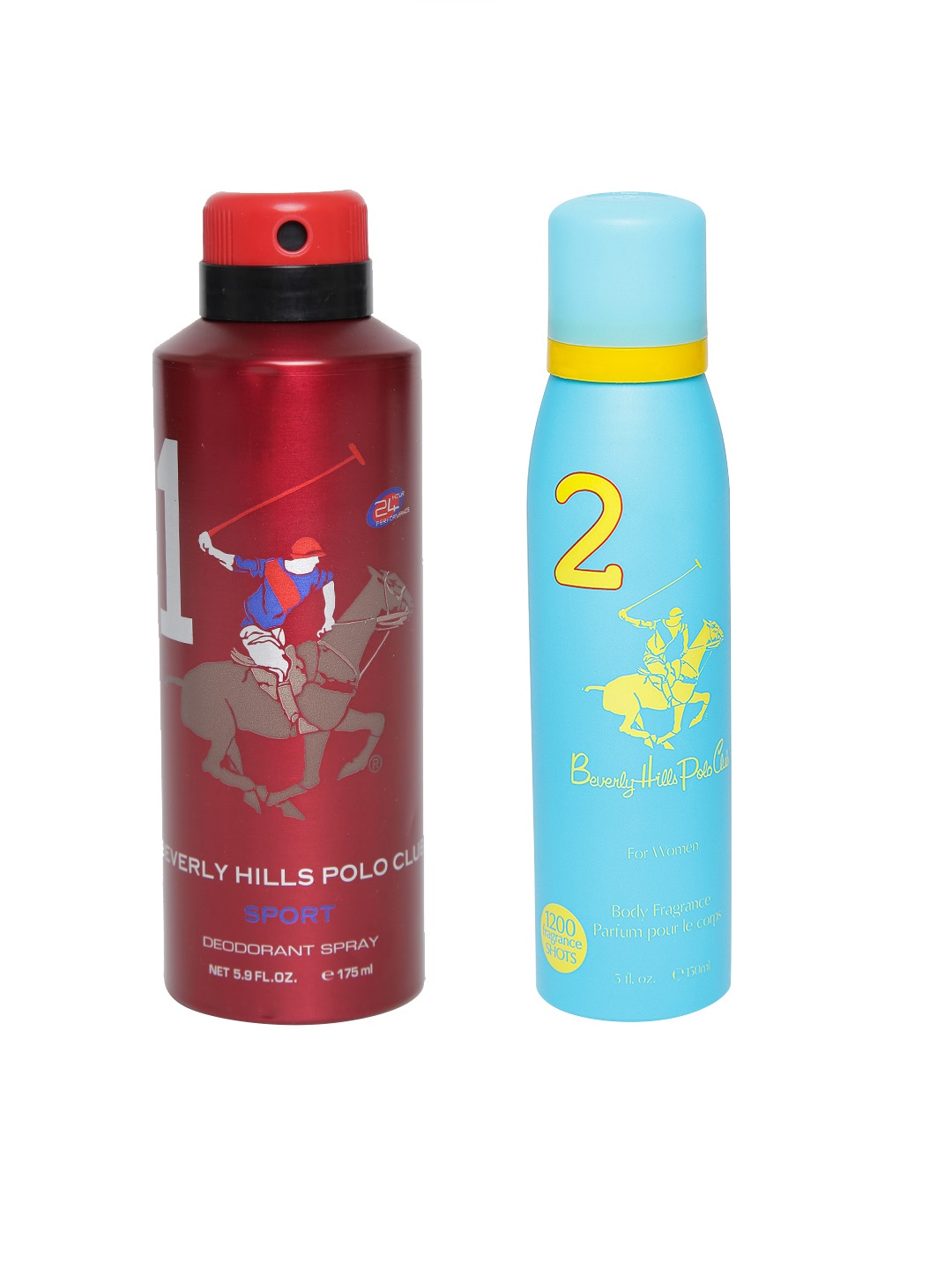 

Beverly Hills Polo Club Pack of 2 Deodorants, Maroon