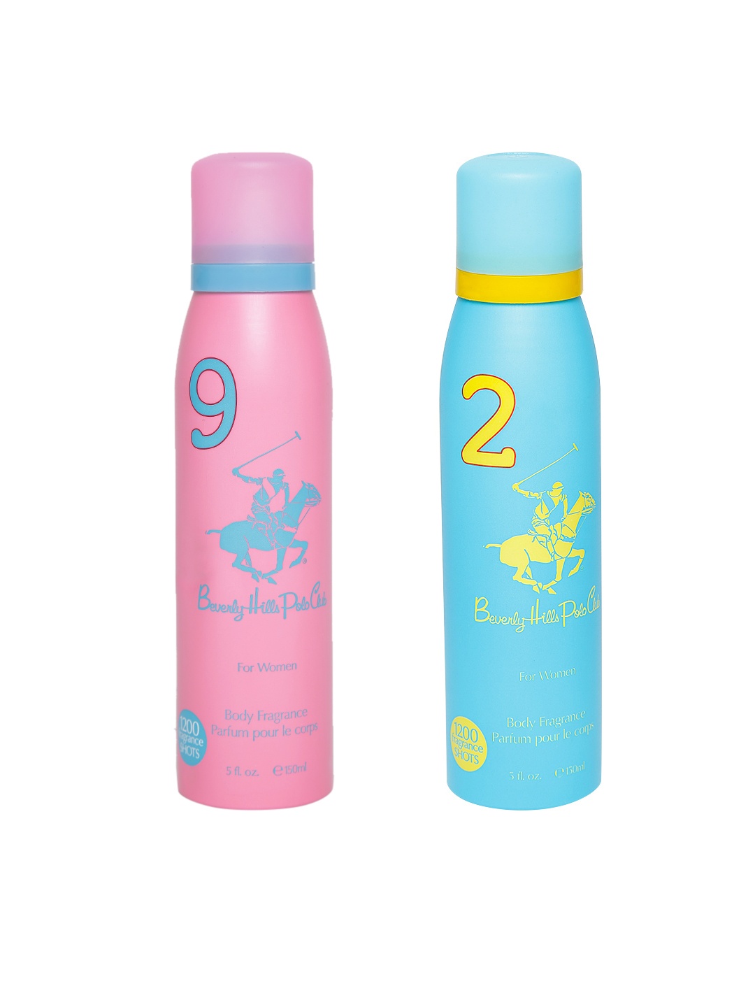 

Beverly Hills Polo Club Women Pack of 2 Deodorants, Pink