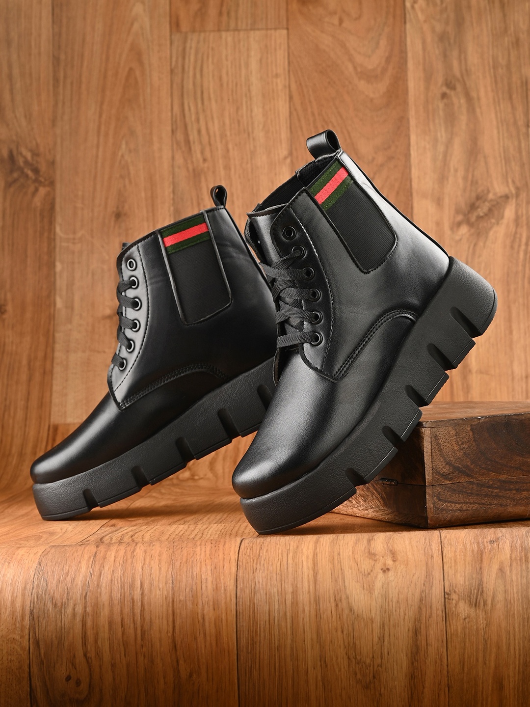 

El Paso Women Mid-Top Regular Boots, Black