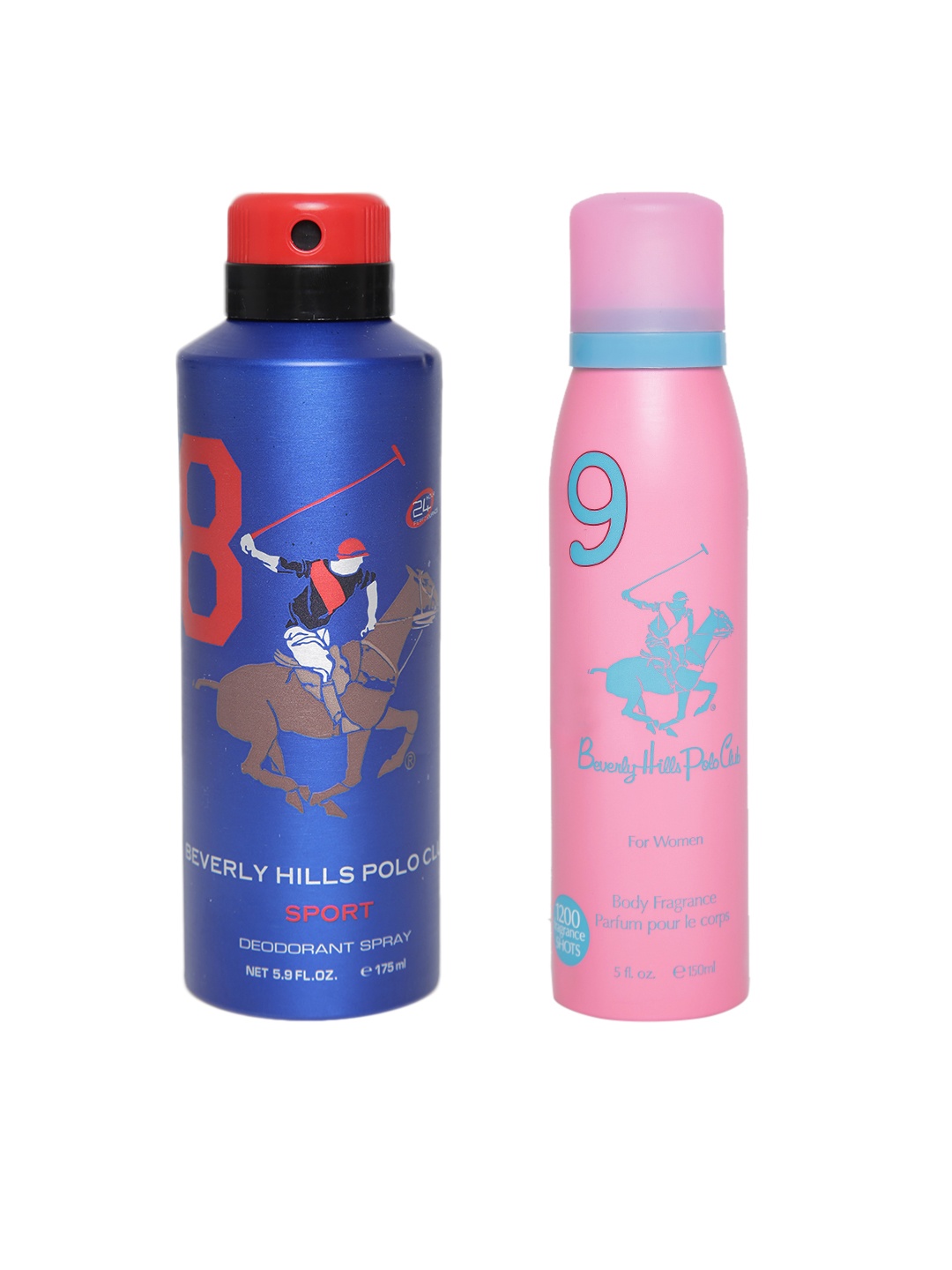 

Beverly Hills Polo Club Pack of 2 Deodorants, Blue